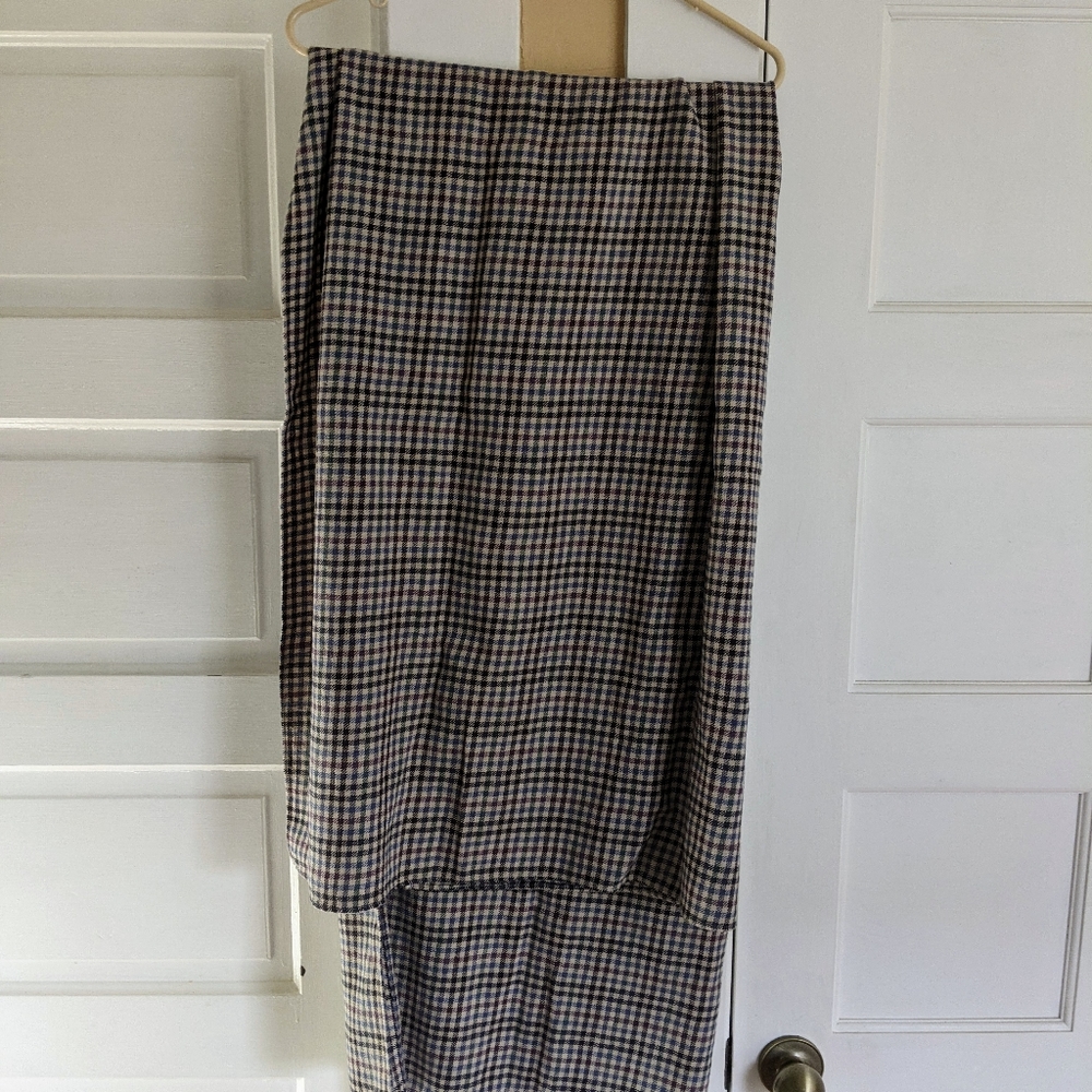 ESBY DYLAN SCARF - MIDNIGHT VINTAGE CHECK